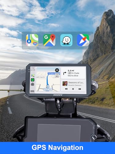 INNOVV N2 6 AntiGlare Sunlight Visible Motorcycle CarPlay Screen Wireless CarPlay Android Auto IP67 AllWeather Waterproof GPS Navigation 5G WiFi Bluetooth 52 Parking Mode Loop Recording - Image 3