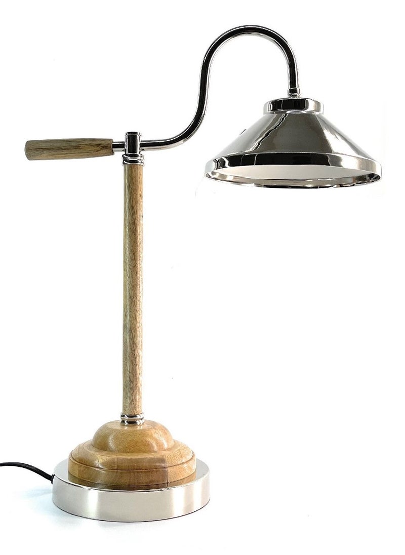 Souq DESIGNS Table lamp for bedroom side Desk Lamp with Adjustable Arm night lamp , Reading Lamp for Bedside Table, Study smart Lamps for Home & Office luxury Decor  - Image 2
