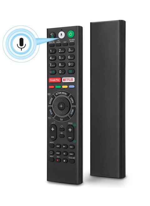 Voice Replacement Remote for Sony-TVs and Bravia-TVs，for All Sony 4K UHD LED LCD HD Smart TVs
