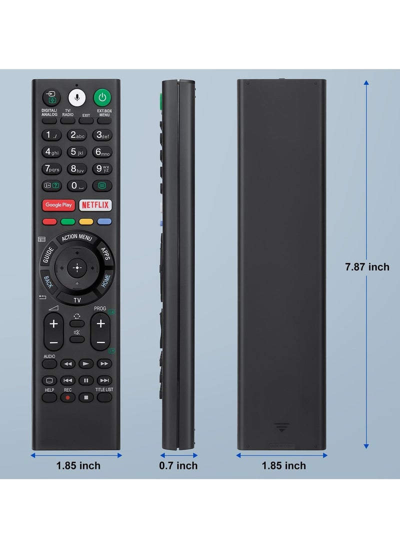 Anmi - Voice Replacement Remote for Sony-TVs and Bravia-TVs，for All Sony 4K UHD LED LCD HD Smart TVs - Image 1
