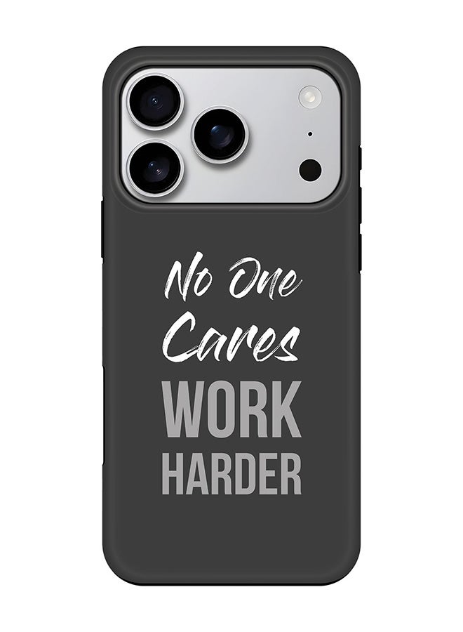 Stylizedd Tough Pro Magnetic Case for iPhone 17 Pro, Dual Layer hybrid PC + TPU Mobile Cover Matte -  Work Harder