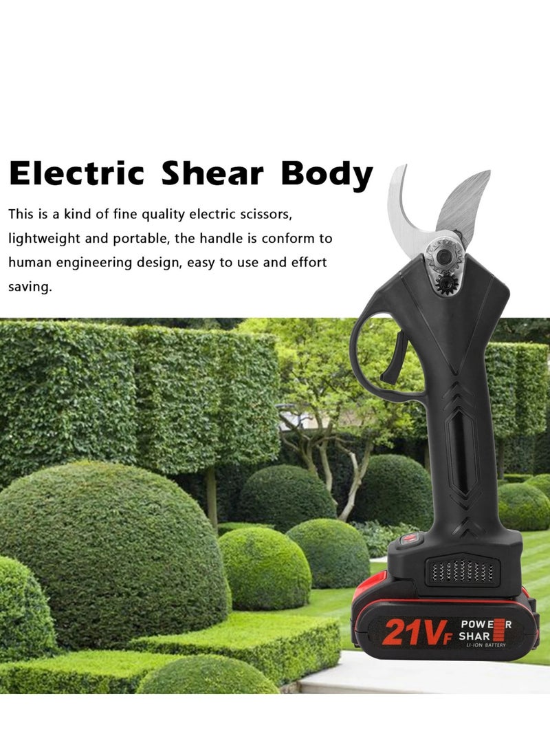 Generic Cordless Electric Pruning Shears Portable Tree Trimmer, Replaceable Blades, 30mm Cutting Diameter, and 2x 15000mAh Batteries for Gardening  - Image 4