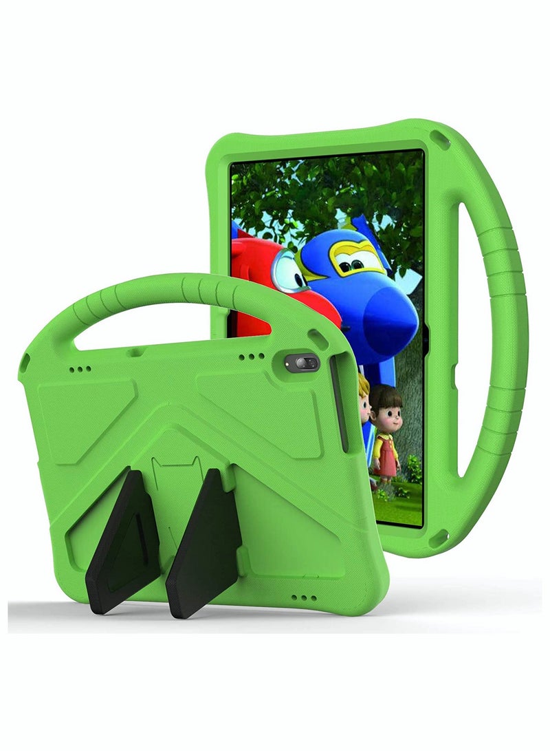 SYOSI Tablet Case for Lenovo Tab M10 HD TB X505F X605F Kids Durable Lightweight EVA Shockproof Protective Handle Stand Cover 10.1In All Inclusive Anti Drop Bracket Green - Image 1