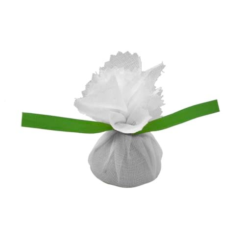Regency Wraps Lemon Wraps Lemon Covers White with Green Ribbon 100 Count Wedge Bags For SeedFree Squeezing Over Seafood Works for Lemon Halves or Wedges