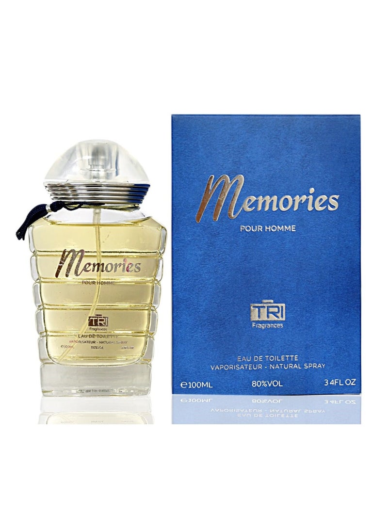 تي أر آي ماء تواليت ميموريز للرجال 100ملليلتر