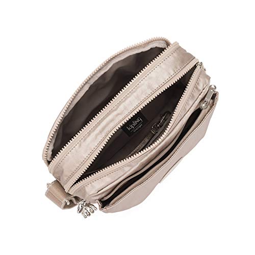 KIPLING KIPLING حقيبة كيبلينغ النسائية أبانو متوسطة الحجم للكتف، خفيفة الوزن، حزام نايلون قابل للتعديل مع جيوب بسحاب متعددة الأقسام - Image 3