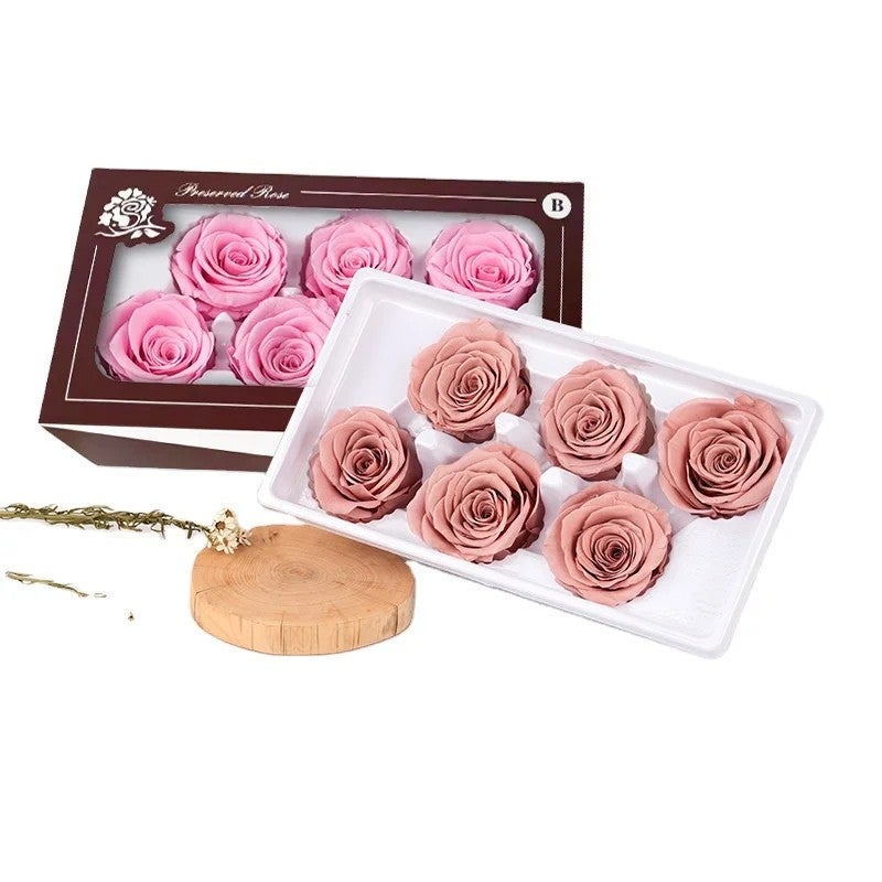 Bluejw 5-6cm Natural Dried Roses B Grade for DIY Crafts & Valentine's/Mother's Day Decor - Fresh Dried Plants - Image 3