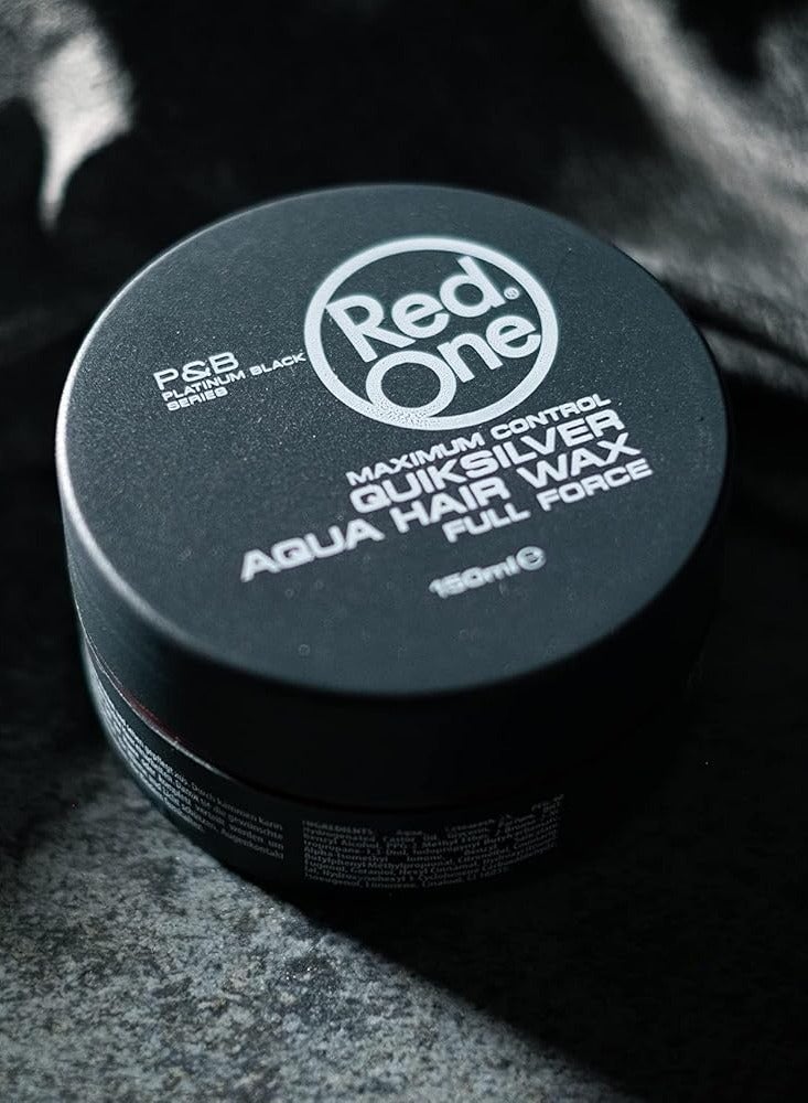 Redone Full Force Aqua Hair Wax 150ml – Maximum Control & Brilliant Shine – Strong Hold Styling Wax - Image 3