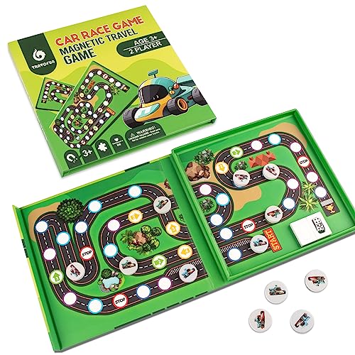 Travofun 2 in 1 Board Games Magnetic Travel Games for Kids 812 Family Plane Activities for Kid Airplane Educational Road Trip Essentials ScreenFree LearningEaster Gift Memory Game - Image 1