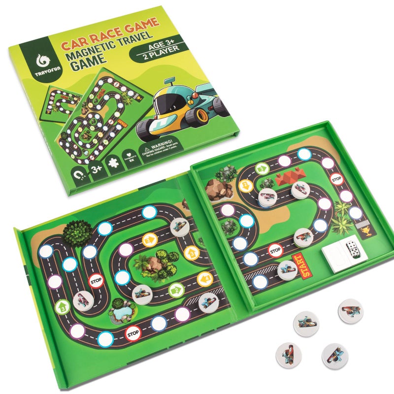 Travofun 2 in 1 Board Games Magnetic Travel Games for Kids 812 Family Plane Activities for Kid Airplane Educational Road Trip Essentials ScreenFree LearningEaster Gift Memory Game - Image 4