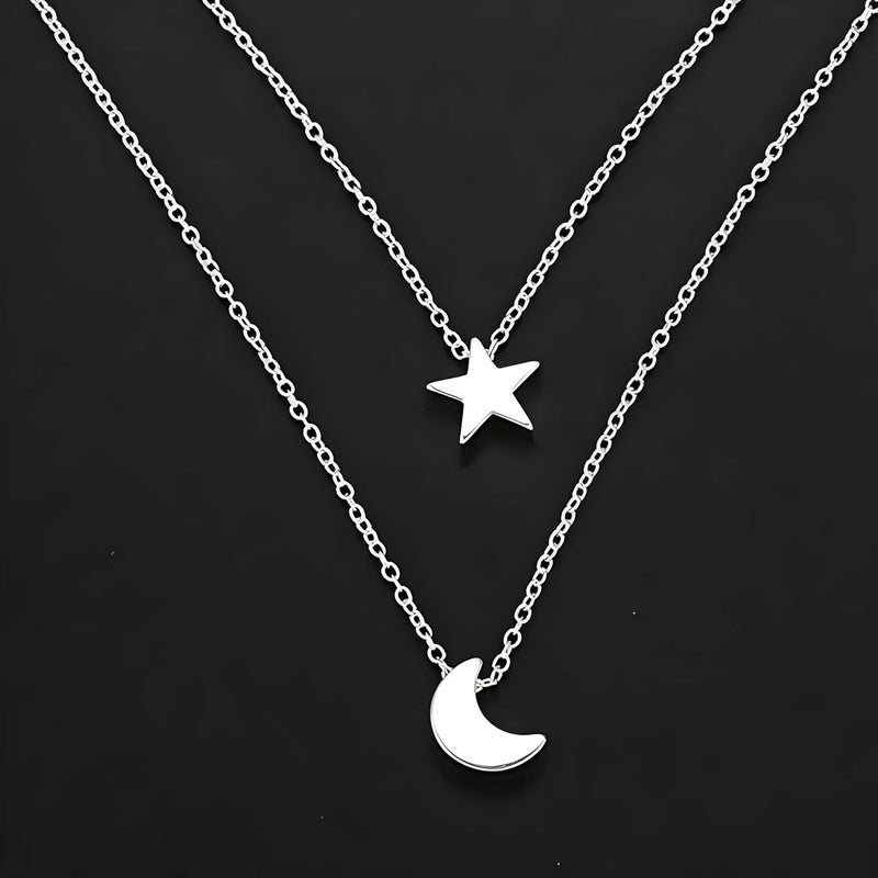 KERETY Store Layered Necklace for Women – Minimal Gold Chains, Stylish Double Layer Chain Jewelry, Trendy Western Neckpieces & Pendant Set - Image 2