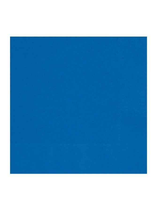 Unique مناديل غداء زرقاء ملكية - عبوة من 20