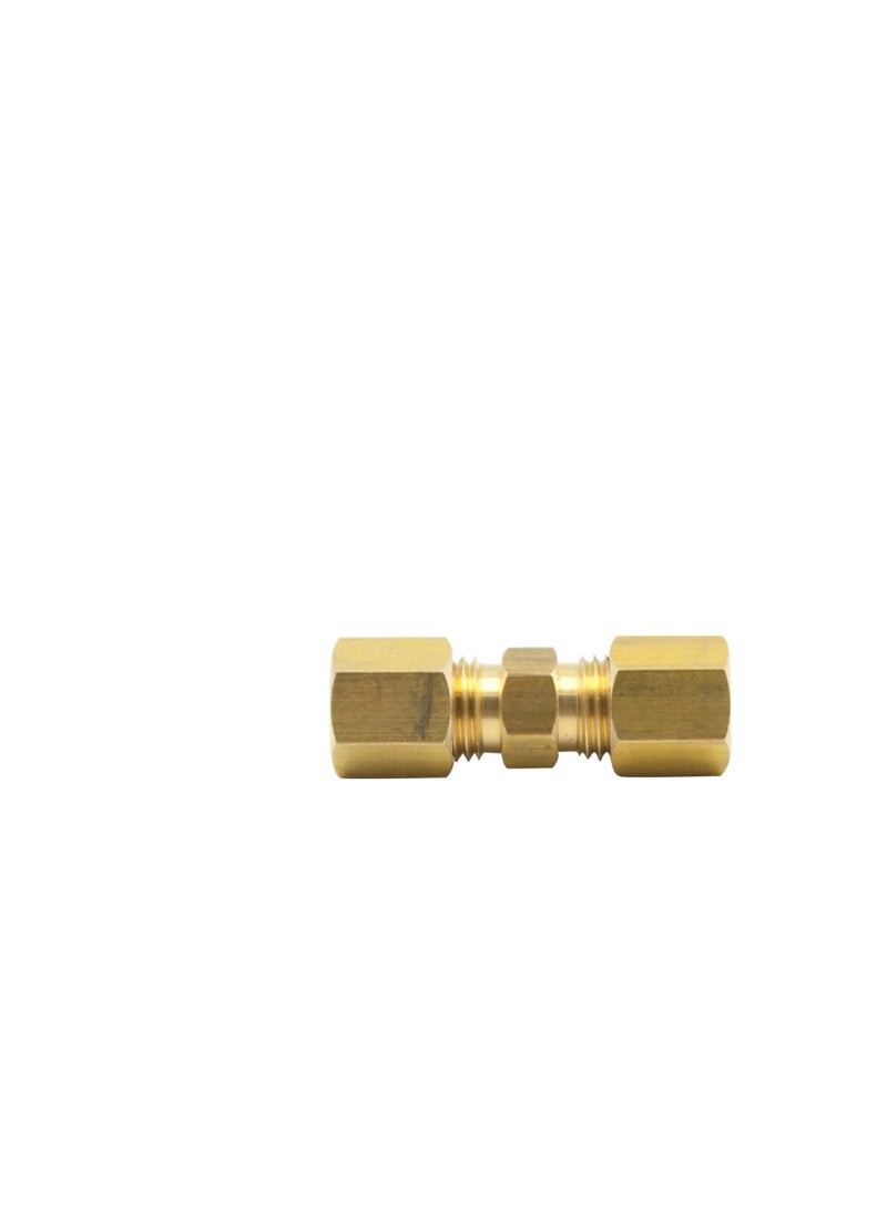Legines Brass Compression Tube Fitting, Union, 3/8" OD x 3/8" OD, Pack of 2 - Image 3