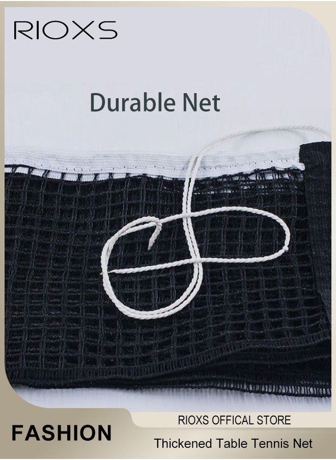 Thickened Table Tennis Net Rack Set,Portable Tennis Table Blocking Net,Ping Pong Net Post Sets,For Adults & Kids Professional Training Practice /Racket Sports,Net Accessories For Indoor & Outdoor