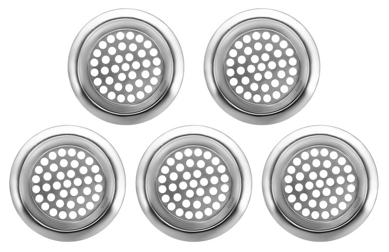 OFXDD Shower Drain Hair Catcher - Bathtub Drain Cover - Tub Drain Hair Catcher Stainless Steel - Shower Hair Trap Catcher For Sinks  Pack Of 5 - Image 1