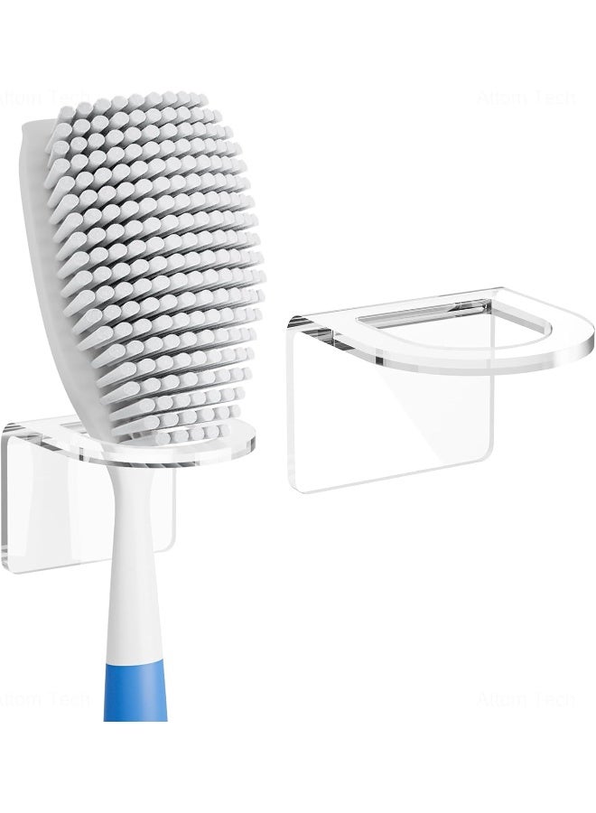 TPGP Clear Acrylic Kitchen Sink Brush Holder 2Pcs  - Image 1