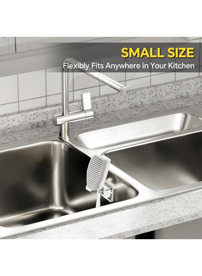 TPGP Clear Acrylic Kitchen Sink Brush Holder 2Pcs  - Image 4