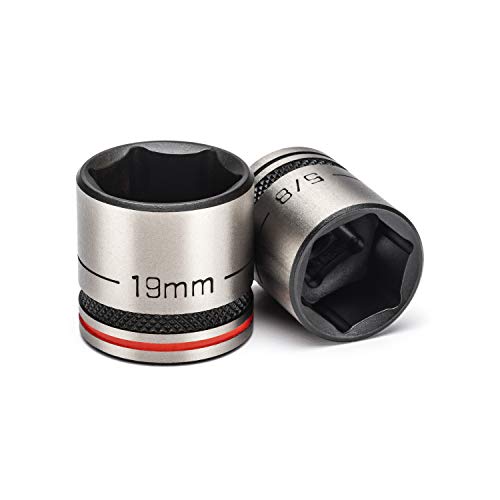 Crescent مجموعة أدوات ميكانيكية قياسية SAE/مترية من كريسينت 20 قطعة X10 3/8" درايف 6 نقاط - CSWS38B - Image 4