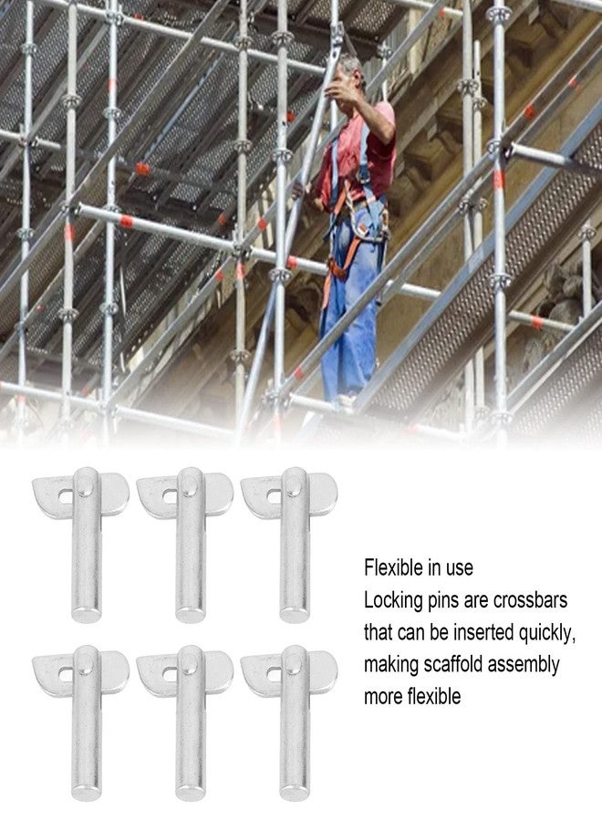 مجموعة Wisecoco من 50 قطعة من وصلات السقالات، دبابيس توصيل قضبان تحديد مواقع السقالات المجلفنة المتحركة والقابلة للفصل، دبابيس تثبيت لحام دعامات الرفوف - Image 5