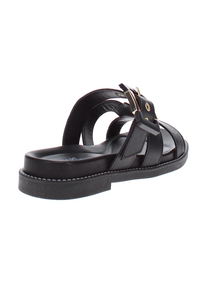 Modare Black Flat Sandals for Women – Stylish & Comfortable Everyday Wear for Women | Best Price UAE