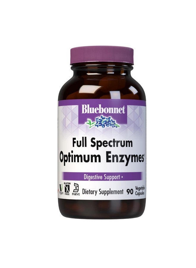 Bluebonnet Full Spectrum Optimum Enzymes Vegetarian Capsules 90 Count - Image 1