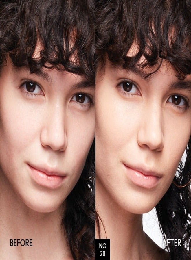 MAC Cosmetics MAC Studio Fix Fluid SPF 15 Foundation NC20 – 24HR Long-Wear, Matte Finish, Oil Control, Medium-to-Full Coverage - Image 3