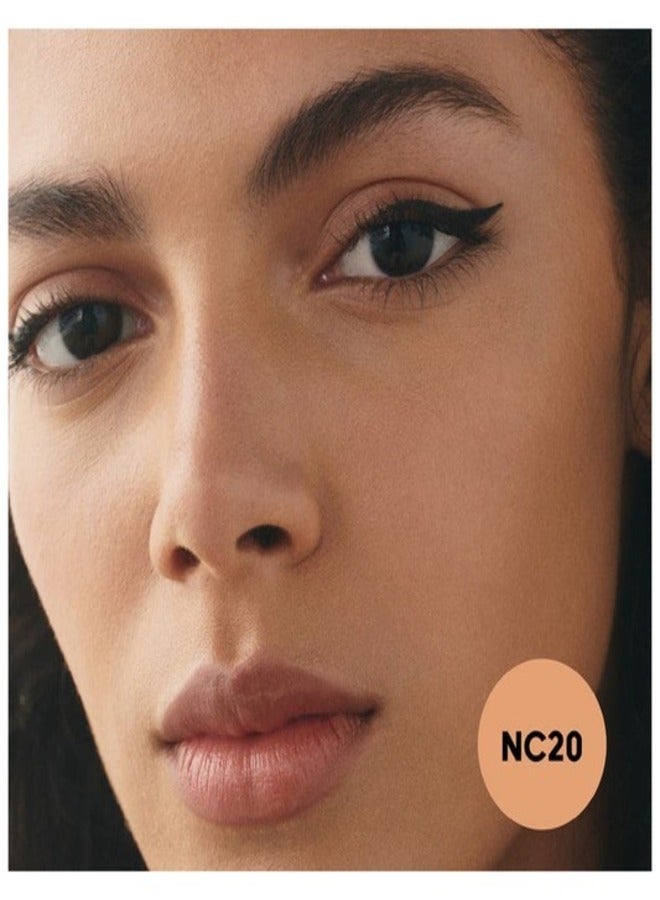 MAC Cosmetics MAC Studio Fix Fluid SPF 15 Foundation NC20 – 24HR Long-Wear, Matte Finish, Oil Control, Medium-to-Full Coverage - Image 4