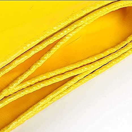 SR Traders 15FT X 12FT Yellow Heavy Duty Tarpaulin Tirpal Tadpatri Tharpai Thadika Extra Strong Eyelets UV Resistant 100 Waterproof Virgin 6 Layer MLCL 3D Rib Technology1 No SR  - Image 4