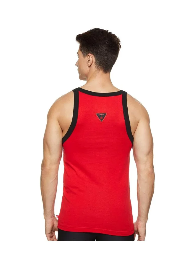 جوكي Jockey US27 Men Super Combed Cotton Rib Square Neckline Gym Vest