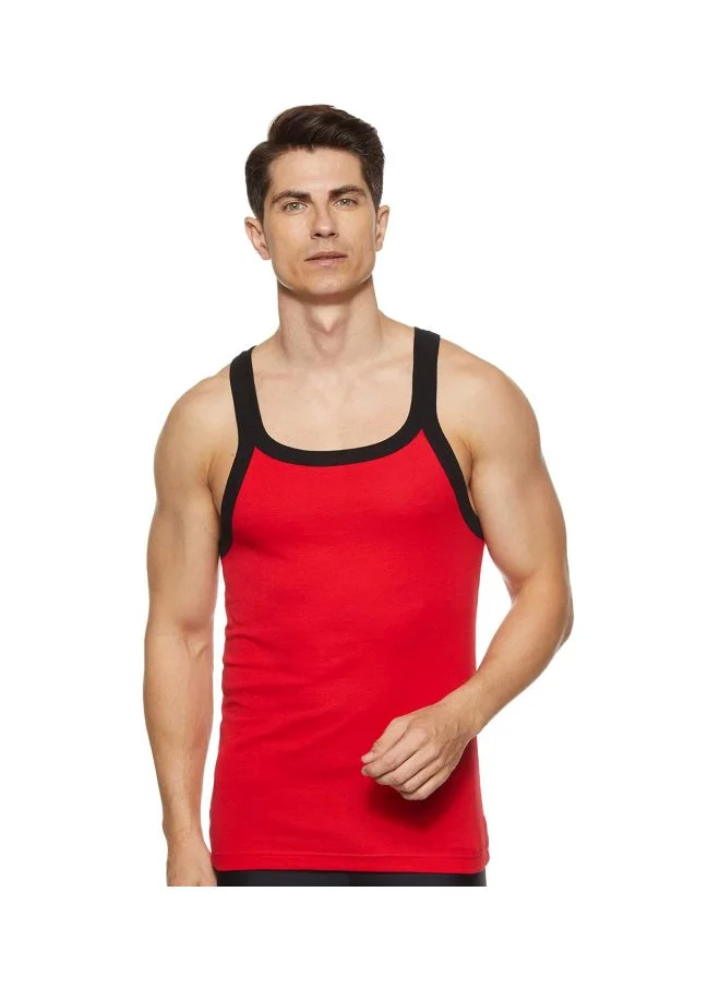 جوكي Jockey US27 Men Super Combed Cotton Rib Square Neckline Gym Vest