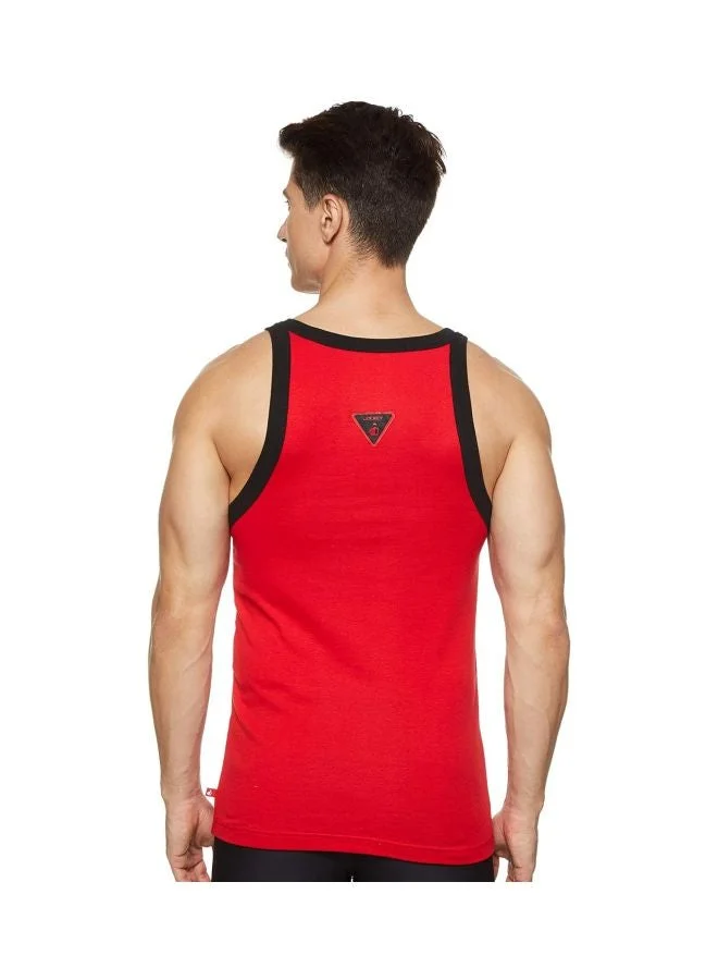 JOCKEY US27 Men Super Combed Cotton Rib Square Neckline Gym Vest