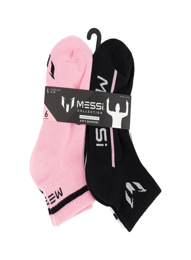Messi Boys' Lifestyle Ankle Socks, 6-Pack, Soft & Stretchy, Comfortable - Image 5