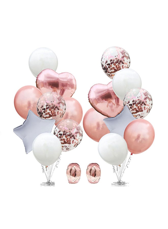 Sharpdo 18-Piece Party Decoration Foil Balloon Set - Image 1