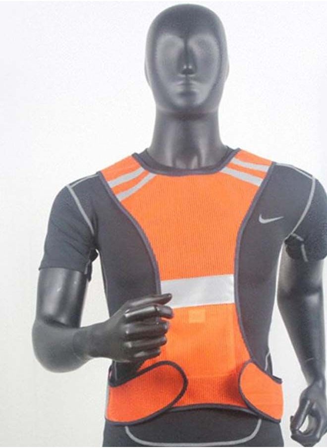 NIBEMINENT Adjustable Safety Strip Running Reflective Vest 56centimeter  - Image 2