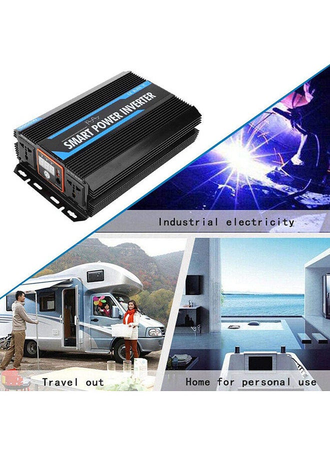 6000W Inverter Pure Sine Wave Power Inverter 12V DC 220V AC Peak Power 12000W for RV Car