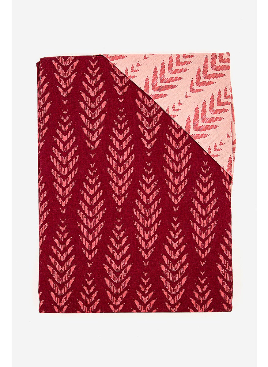 Tchibo Double Size Premium Duvet Set 135 x 200 cm,  Maroon  - Image 3