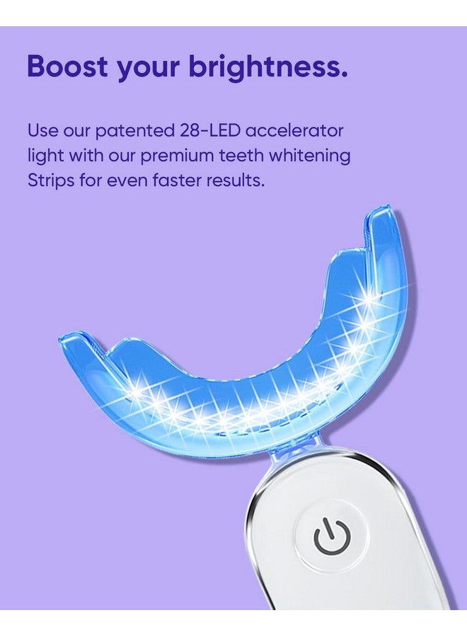 ماي سمايل مجموعة شرائط تبييض الأسنان غير الحساسة، 10 قطع، مع ضوء LED 28X مقاوم للماء، إزالة سريعة للقهوة والنبيذ والتبغ لمدة 20 عامًا من البقع، تبييض الأسنان، آمنة على مينا الأسنان - Image 1