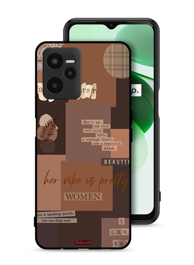 Tolwak Realme C35 Protective Case Cover Adventurer Women - Image 1