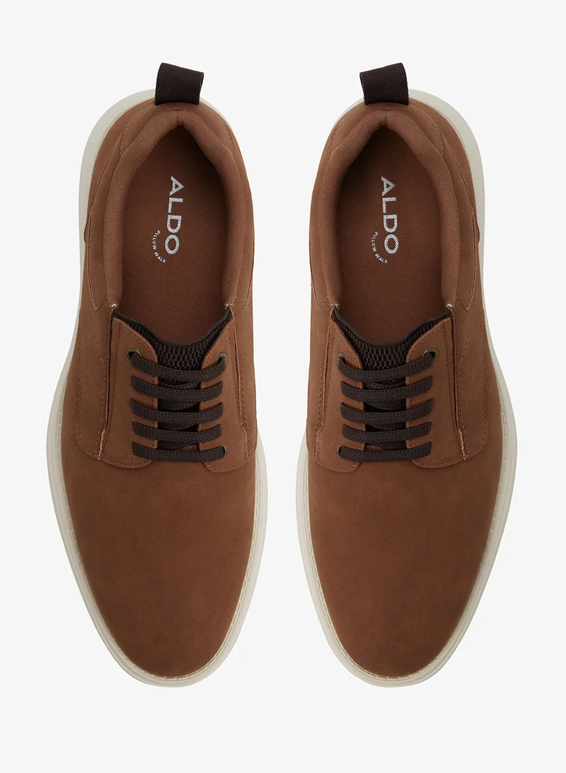 ALDO COGNAC Low Top Lace Up Sneakers for Men | Best Price UAE