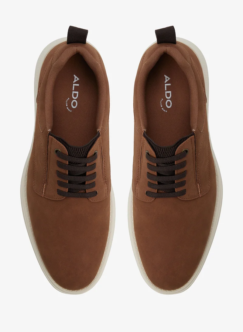 Aldo COGNAC Low Top Lace Up Sneakers for Men | Best Price UAE