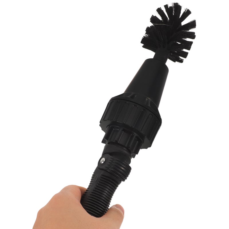 1 Set Water-Powered Car Wheel Brush For Vehicle Detailing Tire And Rim Cleaning - Auto Wash Tool With Garden Hose Connection For Trucks Suvs Motorcycles - Image 3