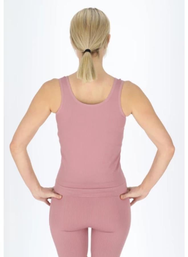 2 Piece-Set Women Ribbed Soft Cotton Stretch Sando Top and Short Leggings Fit Small-Medium T-108 - Image 2