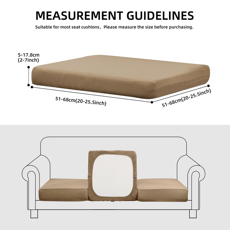 SUKAIKEQA Outdoor Cushion Covers Set,8PCS Waterproof Patio Furniture Couch Seat Slipcovers, Replacement for Sofa Sectional Chair(Coverï¼ŒOnly) - Image 2