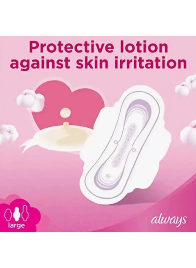 Always Cottony Soft Ultra-Thin, Softer Flexible Pads with Large Wings- 16pcs - Image 2