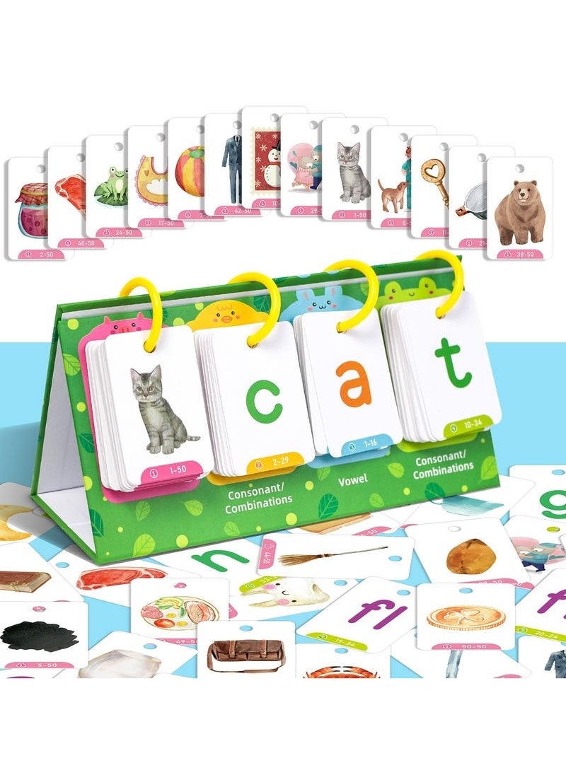 PEI  AN 129 - piece Visual Word Educational Desk Cards - Early Learning Picture - Word Recognition Cards for Parent - Child Interaction  - Image 1
