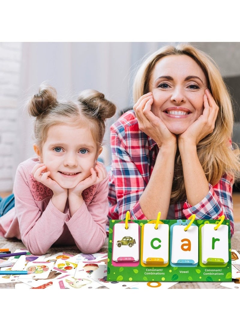 PEI  AN 129 - piece Visual Word Educational Desk Cards - Early Learning Picture - Word Recognition Cards for Parent - Child Interaction  - Image 5