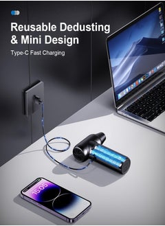 Changli 3-in-1Electric Air Duster, Air Duster, Multi-Use Compressed Air Duster, 140000RPM Compressed Air Duster, 3 Gear Adjustable Jet Dry Blower can Reusable Can for Computer Keyboard,Outdoors,Car,Home  - Image 4