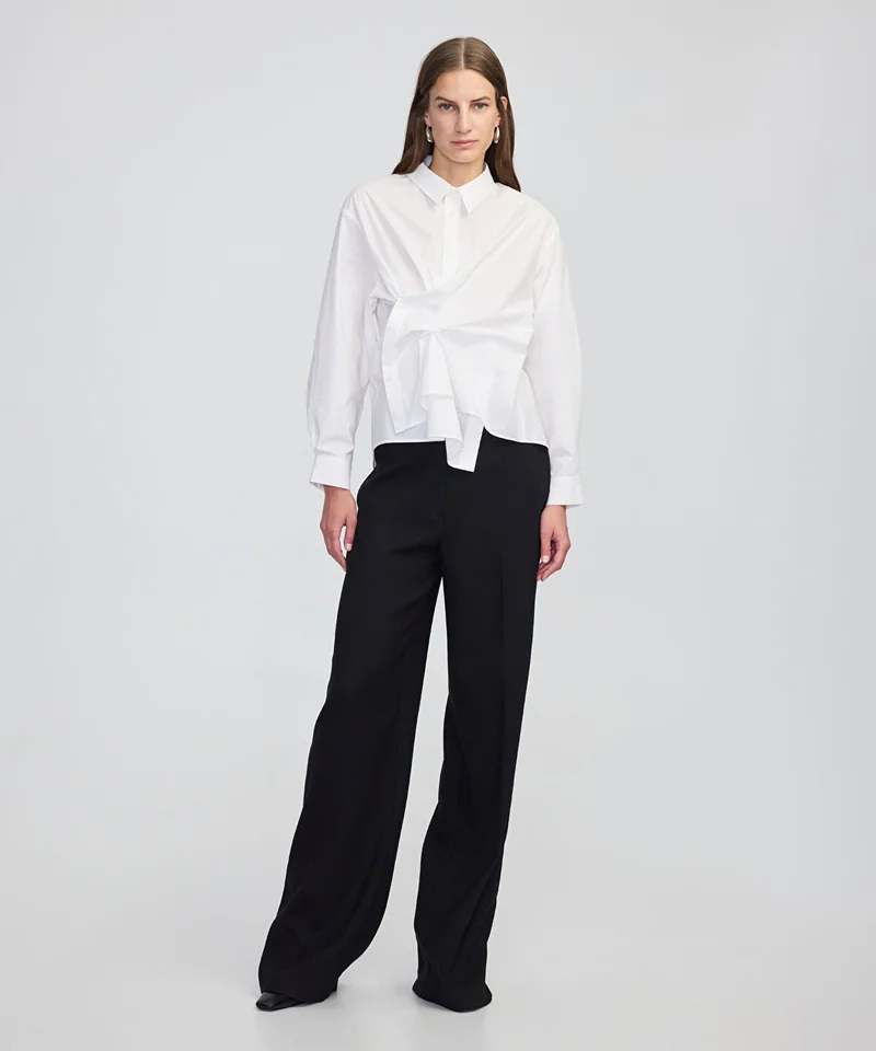 Ipekyol  Asymmetric Poplin Shirt for Women | Best Price UAE