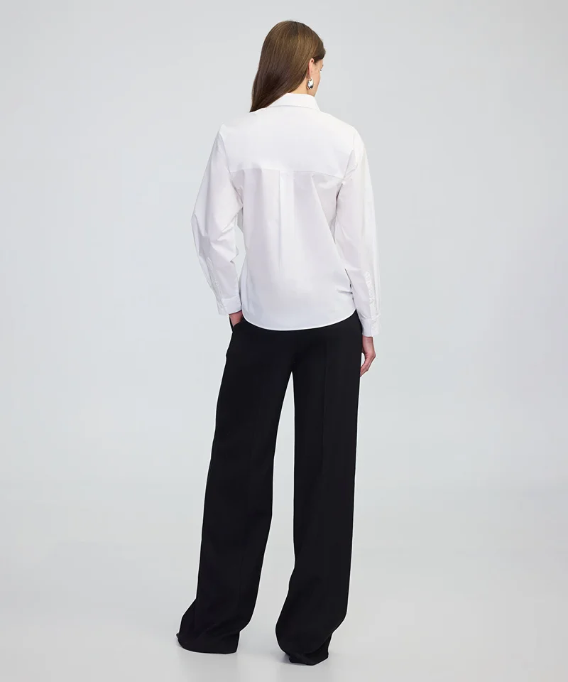 Ipekyol  Asymmetric Poplin Shirt for Women | Best Price UAE