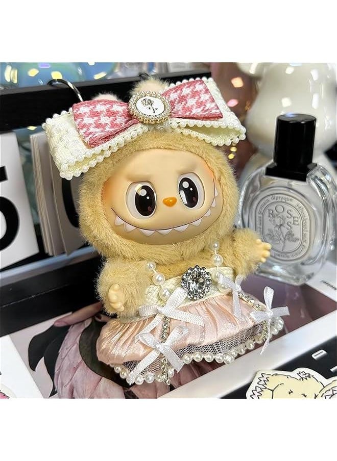Arabest Labubu Clothes Compatitable with Labubu, Clothes for Labubu Dolls, Labubu Outfits, Cute Labubu Clothing and Accessories Set (LBB-P-Pink)  - Image 5